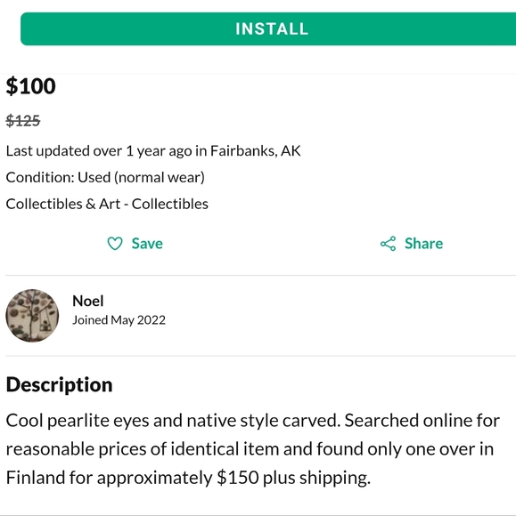 Vintage Pearlite Orca Trinket Box - Picture 9 of 9